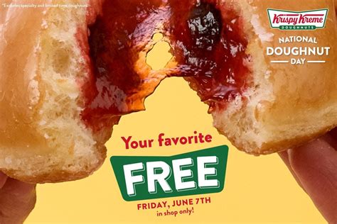 national doughnut day krispy kreme free
